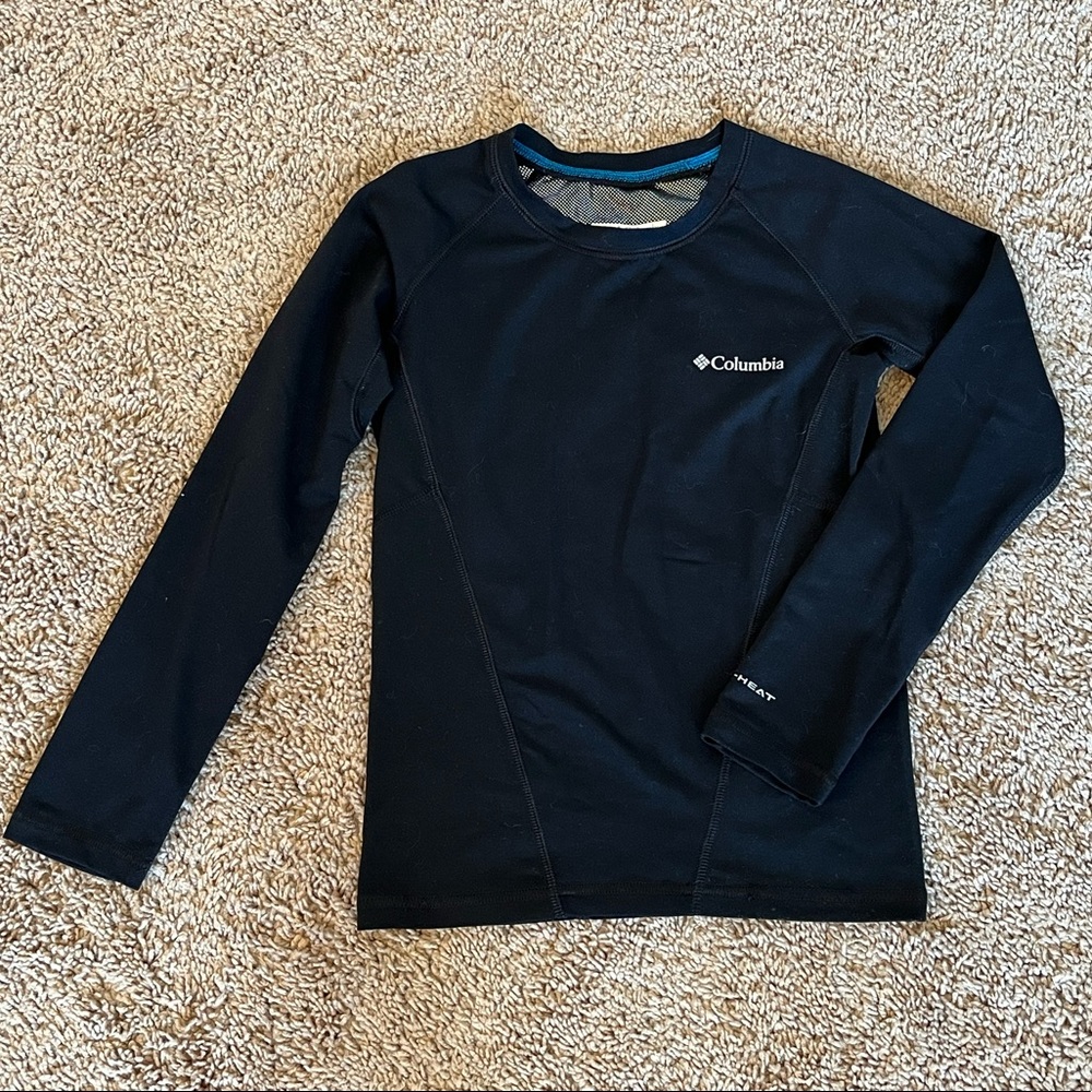Columbia Youth Kids Midweight Crew Omni Heat Long Sleeve Shirt Top